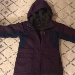 Lands end girls squall jacket size 7-8